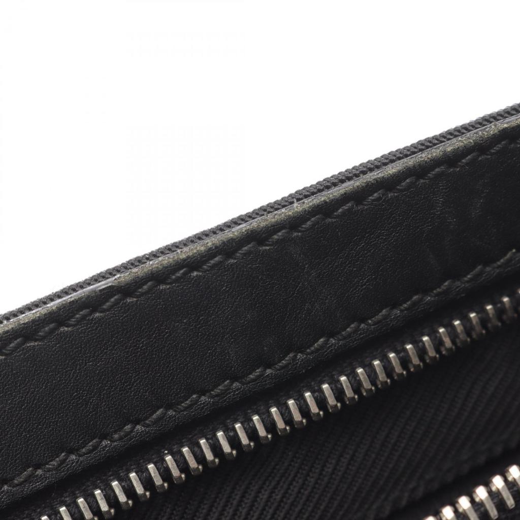 Used GUCCI Shoulder Bag 92560 canvas leather Black Used Women