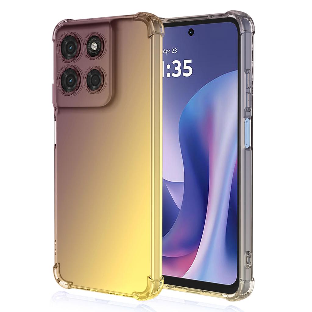 For Motorola Moto G67 Power 5G Case Gradient Color TPU Anti-Drop Phone Cover