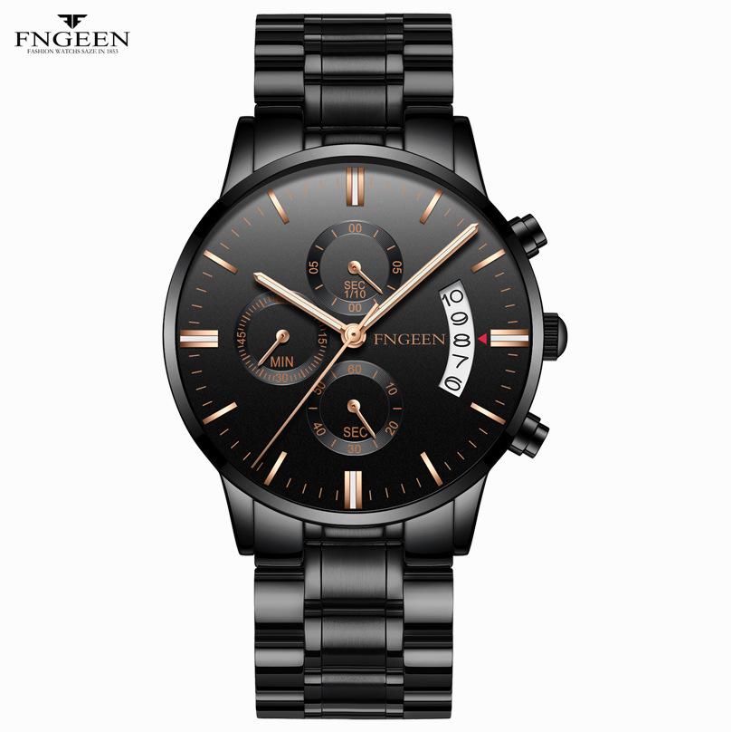 Watch Men's Student Sports Quartz Watch Waterproof Fashion Trend Luminous Belt Men's Watch Wrist Watch