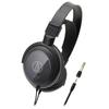 Audio-Technica ATH-AVC300 Headphones, Wired Cable, 3m, 6.3mm Standard/3.5mm Mini Connection, Black