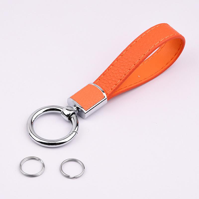 Женский Роскошный Металлический Кожаный Держатель для Ключей Мужские Гаджеты Парный Автомобильный Брелок Аксессуары Высокое Качество Держатель для Ключей Автомобиля