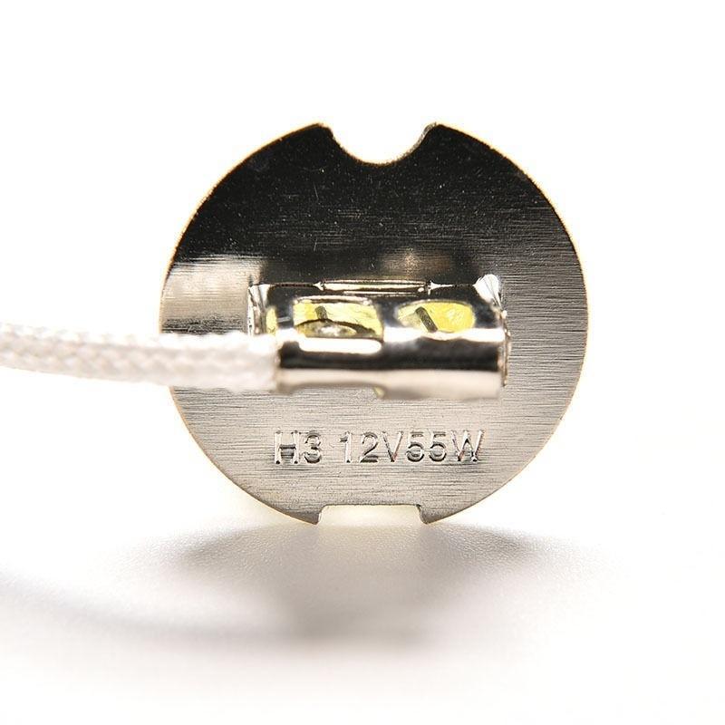 Новинка, 2 шт./лот, лампочки H3 4300K, автомобильные галогенные ксеноновые фары H3 12 В 55 Вт, желтые противотуманные фары