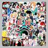 52 My Hero Academia Cartoon Stickers: Waterproof Decor for Suitcases, Laptops, Cars