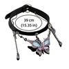 Crystal Butterfly Pendant Necklace Belt Twined Women Accessory Punk Gothic Metal Choker  Ladies