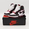 555088-062 Nike Air 1 Retro High OG Кровная линия Черный Спортивный красный (Мужской)