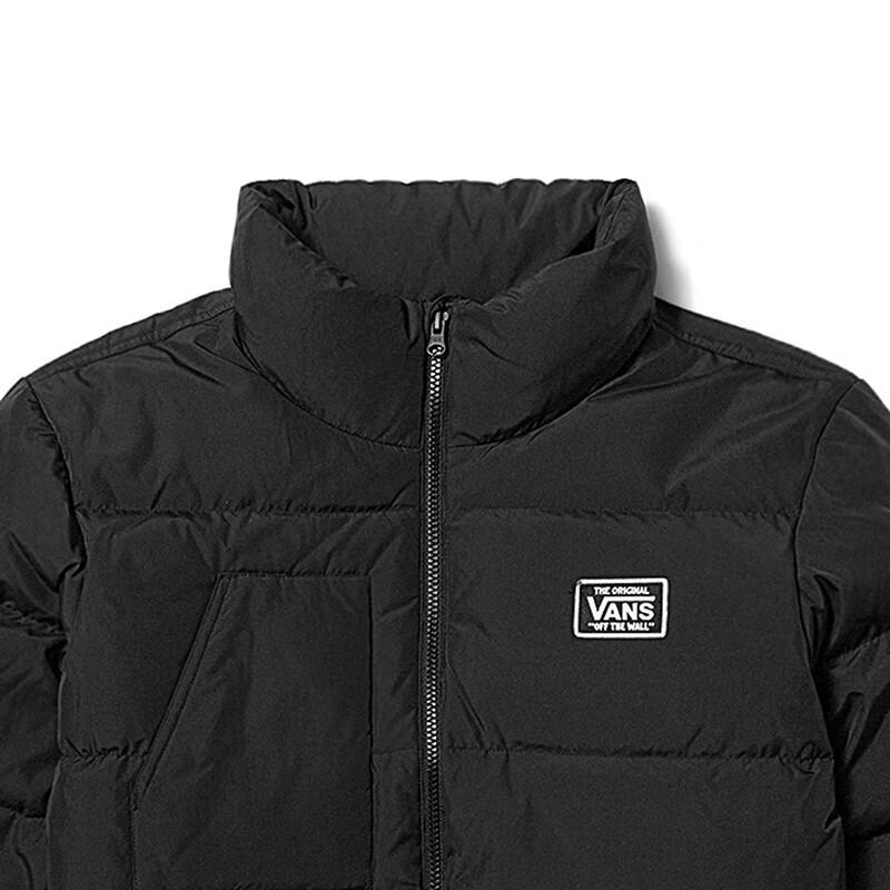 Vans Jackets Unisex Black Stand Collar Moderate Workwear VN000H22BLK