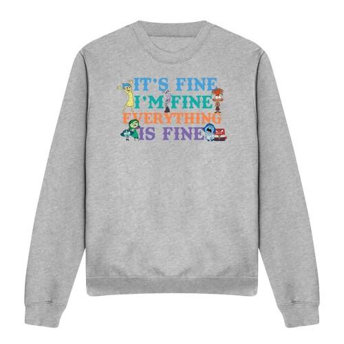 Inside Out 2 Womens/Ladies Its Fine IÂ´m Fine Joy Sweatshirt