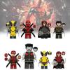 Kt1076 Wolverine Deadpool Magneto Strongman Building Block Figurines For Creative Play And Imaginative Fun