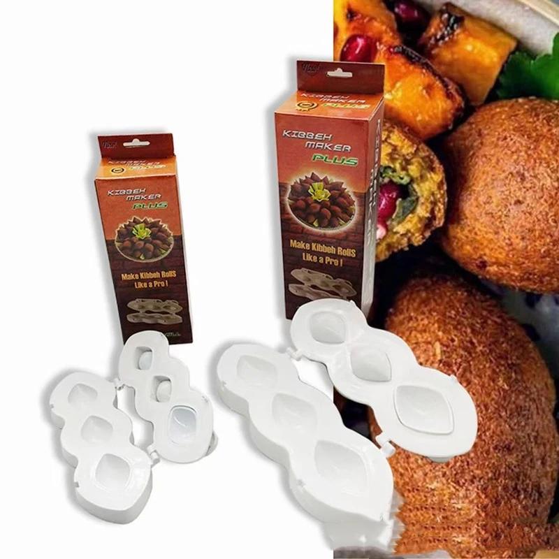 Ручная машинка для приготовления фрикаделек Новая форма для мясного рулета на 9 отверстий Пресс Измельчитель фарша Торты Десерты Пирог Декор Кухонные инструменты