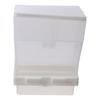 Hold 400g / 14oz Seed Parrot Automatic Spill Food Box Plastic No-Mess Bird Feeder
