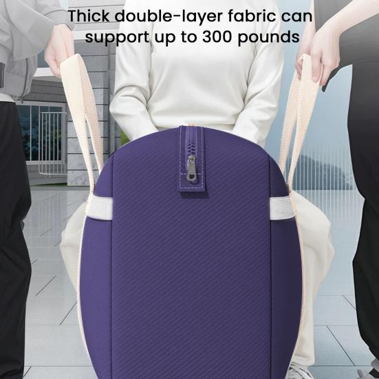Сумка для хранения одеяла с прочной молнией, усиленными ручками, водонепроницаемой, устойчивой к разрывам тканью, органайзер для хранения одеяла