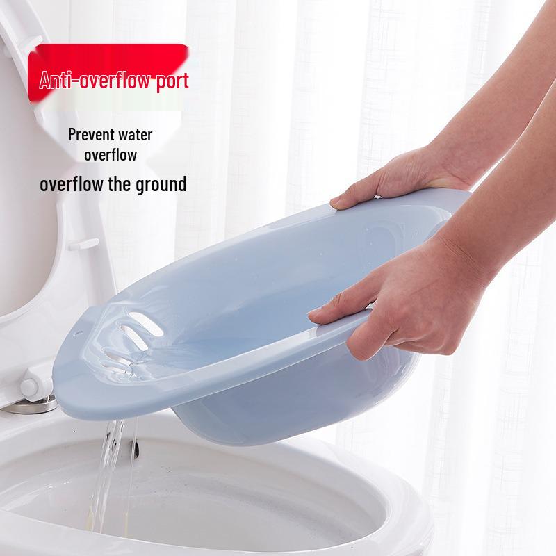 Прозрачный женский биде-раковина - Конструкция без приседания для легкого мытья нижней части тела