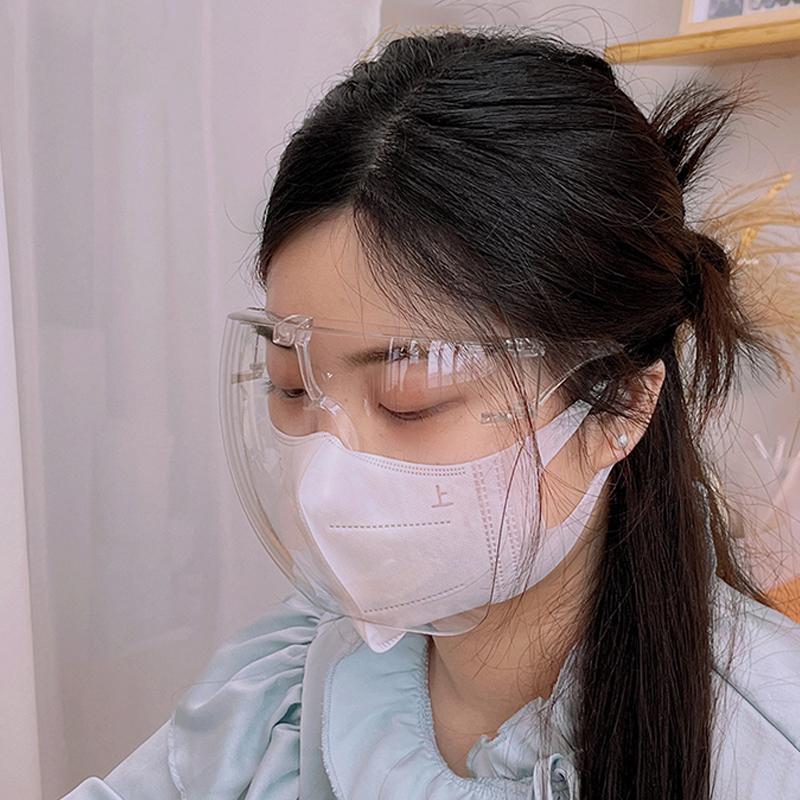 Professional Full Face Shield Unisex Eye Shield Mask Sunglasses Shield Face Protectors Guard Nail Art Kitchen Cooking Tool