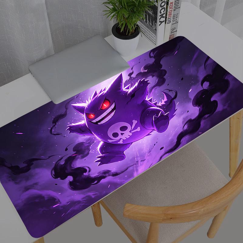 Mouse Pad Anime Gaming Accessories Mousepad Gamer Pokemon Pikachu Gengar PC Completo Computer Keyboard Desk Mat Varmilo Table