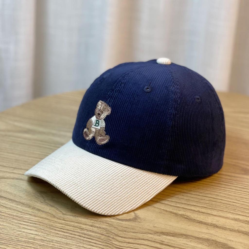 Модная бейсболка вельвета 2024 года с изображением маленького коричневого медведя для женщин и мужчин, идеально подходит для весны и осени