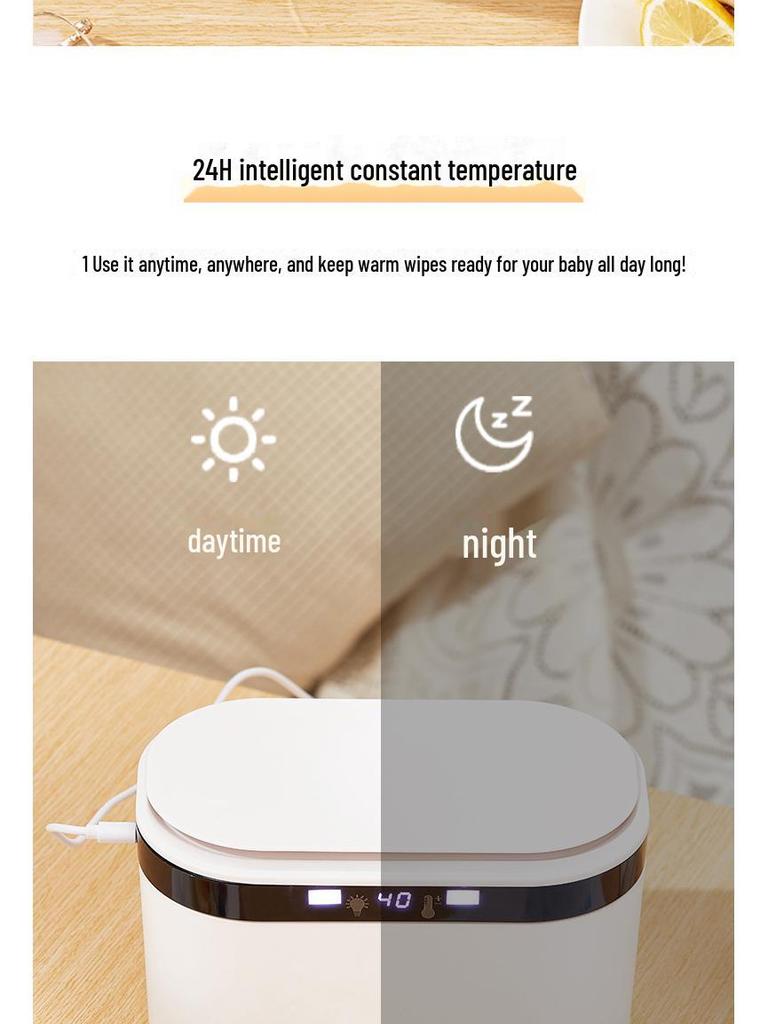 Портативный USB-нагреватель влажных салфеток для младенцев - термоизоляционный ящик с постоянной температурой