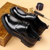 2025 British Style Men's Leather Casual Shoes Thick Soled Wear-resistant Classic Loafers Business Men's Formal Shoes Trendy