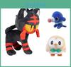 10" Плюшевая игрушка Kemon Legend Rowlet Litten Popplio, мягкая и обнимаемая кукла-животное