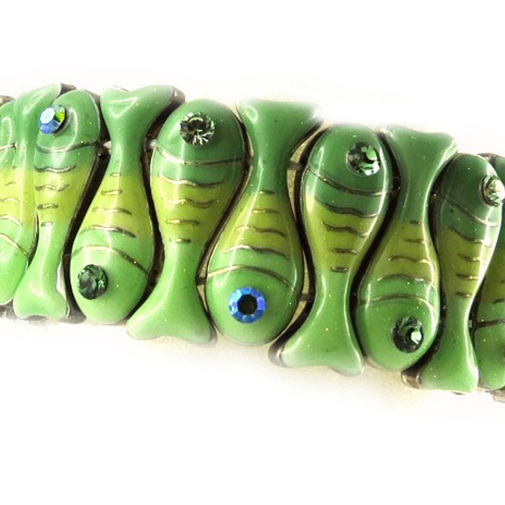 Les Trésors De Lily [E0429] — Зеленый дизайнерский браслет «Таласса»