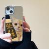 Korean Cute Cartoon Cat Mirror Phone Case For iPhone 15 Pro Case iPhone 14 11 12 13 Pro Max X XS XR Shockproof Love Heart Cover