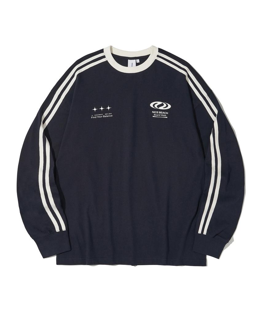 URBANDTYPE Football Jersey Long Sleeve_Navy