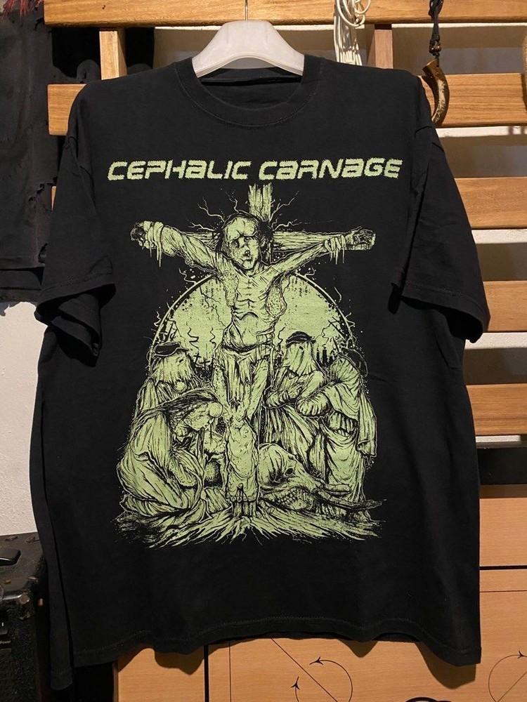 Футболка с принтом CEPHALIC CARNAGE Short Sleeve Подарок Полный размер PNA_124 Унисекс Футболка