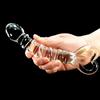 Transparent Crystal Glass Vagina Massager Dual Head Dildo Anal Plug G-spot Stimulation Sex Toy