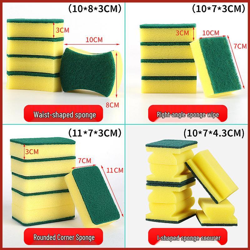 Dishwashing Sponge Scouring Pad - Kitchen & Housework Cleaning Essentials