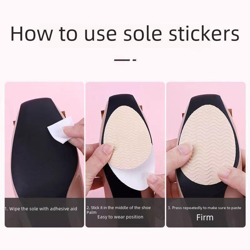 Наклейки на подошву для высоких каблуков: Противоскользящие, защита передней части стопы, щитки на пятке, толстая резина для износостойкости