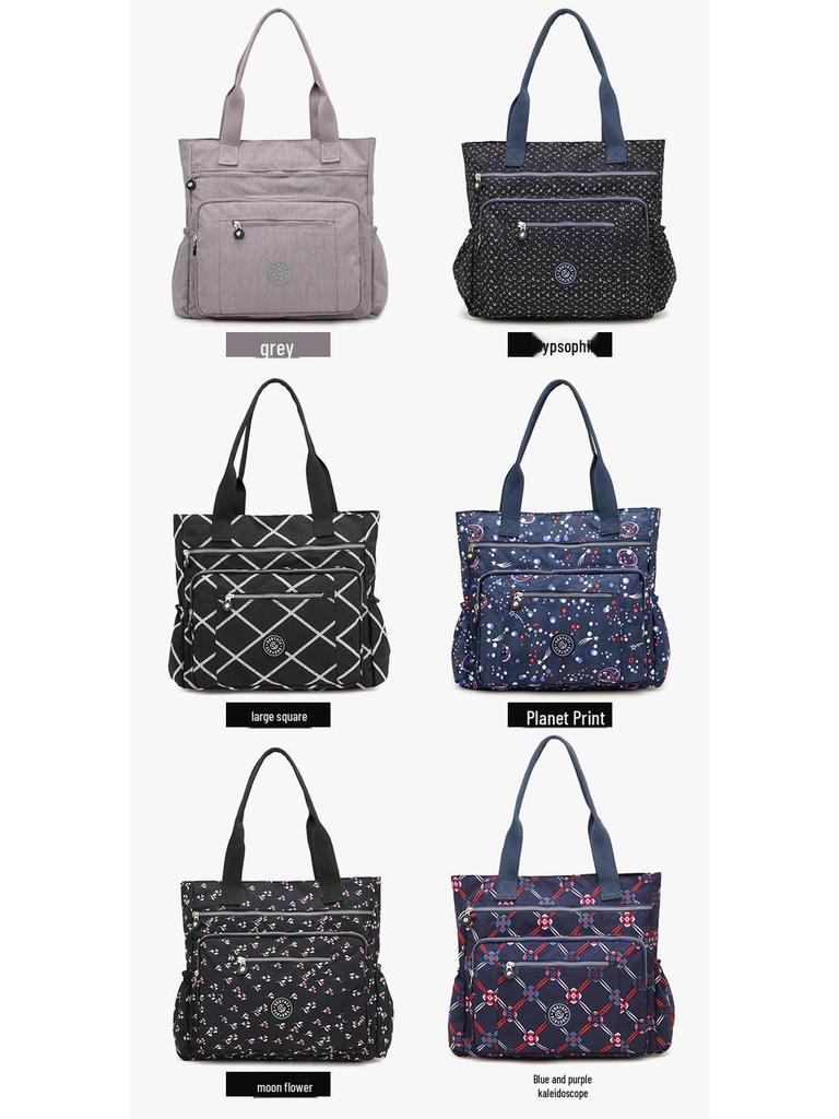 Женская повседневная легкая нейлоновая сумка через плечо – модная, универсальная и вместительная дорожная сумка