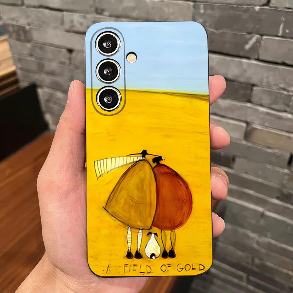 Чехол для телефона Sam Toft Art Абстрактный пейзаж для Samsung S26 S25 Edge S24 S23 S22 S21 S20 Ultra Plus Fe Galaxy Силиконовый чехол