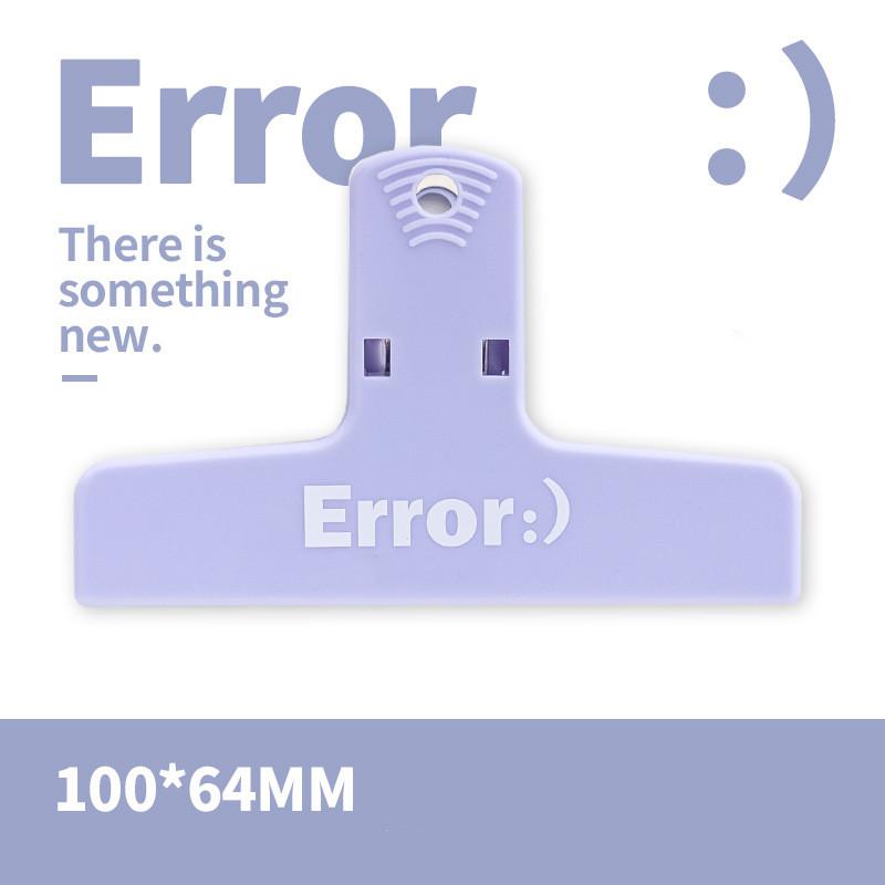 1 Piece Transparent Acryllic Paper Clip Simplicity Korean Fashion Non-sticky Memo Pad Clip Beautiful Snack Seal Clip Student