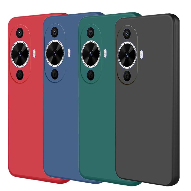 Гибкий чехол из жидкого силикона ТПУ для Huawei Nova 12 SE 12S 12i 11 Pro 11i 10 9 SE Защитная накладка Fundas Coque Capa