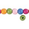 Mix of Round Wooden Beads In Bright Colors and with a Matte Surface. Ref 571241