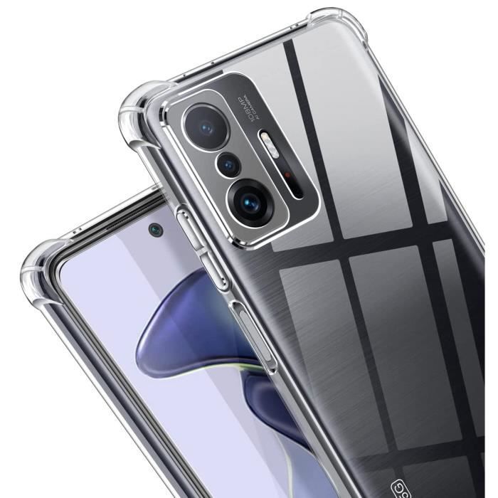 Case for Xiaomi 11T 5G - Phonillico - Ultra Slim - Shockproof - Soft Silicone - Transparent