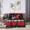 Big Time Rush Band  Flannel Blanket Winter  Super Soft Throw Blanket for Girls Boys Outdoor Funny Bedspread Sofa Bed Cover
