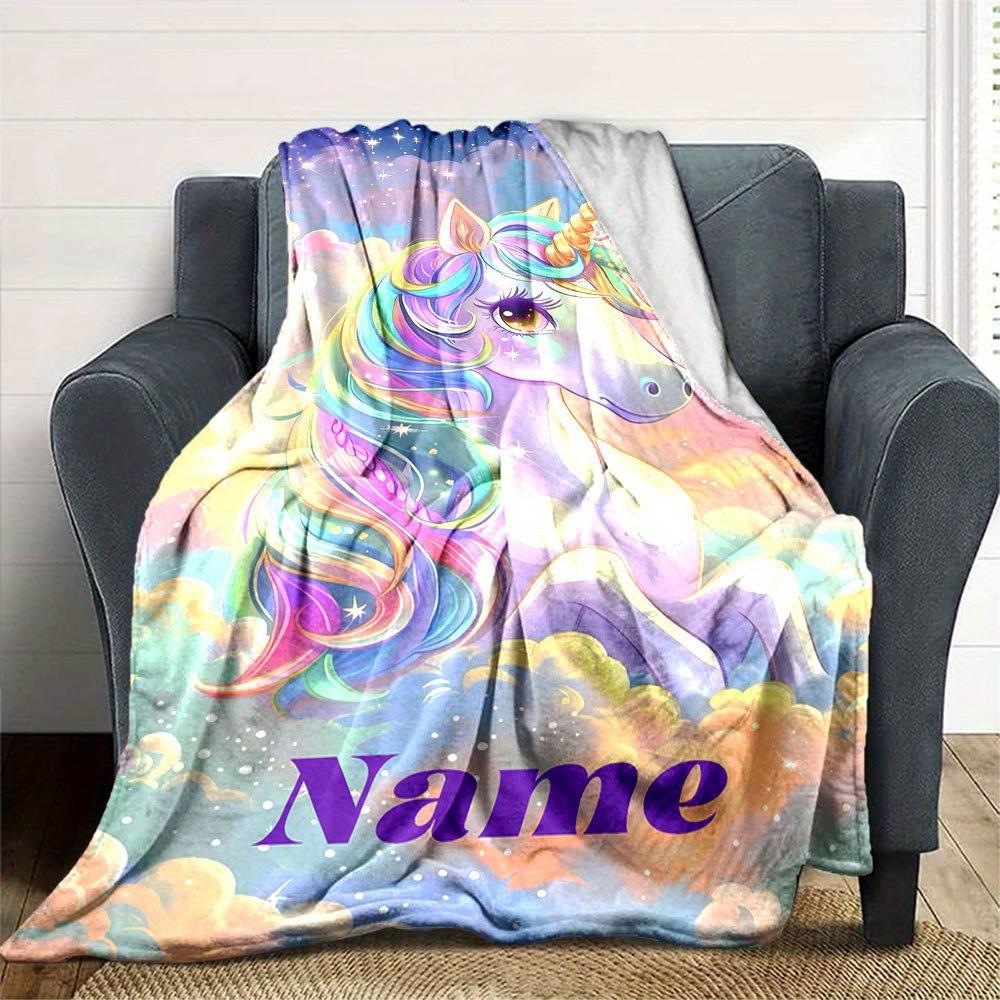 Unicorn Fantasy Clouds Home Blanket Gift For Adults T19
