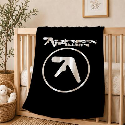 Плед Singer A-Aphex T-Twin для мягкого тепла на коленях для спальни, гостиной, кровати, дивана, кемпинга, пикника, офиса, подарок