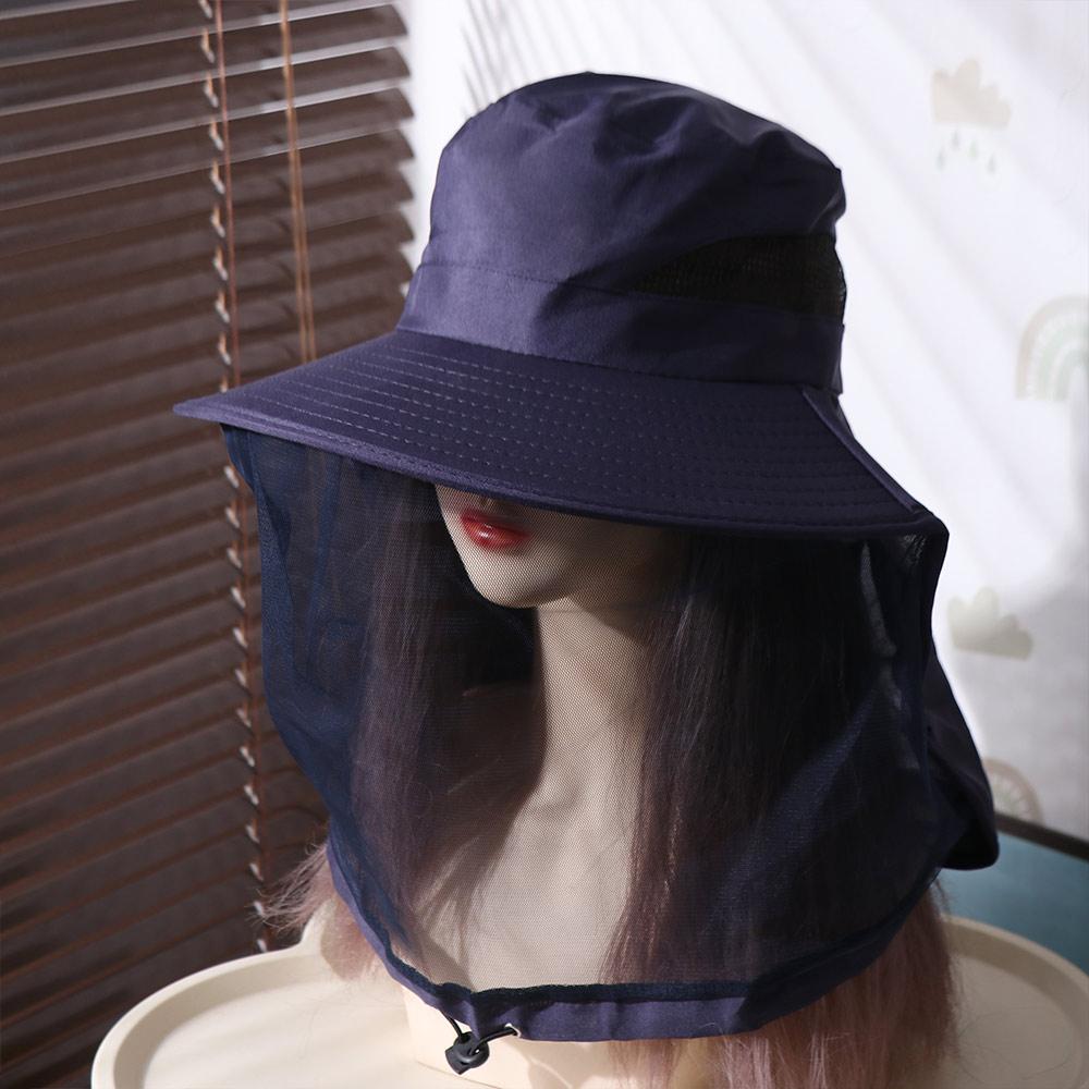 Foldable Bee Mosquito Hat Insect Proof Sun Protection Hat Net Cover Fisherman Hat Fishing