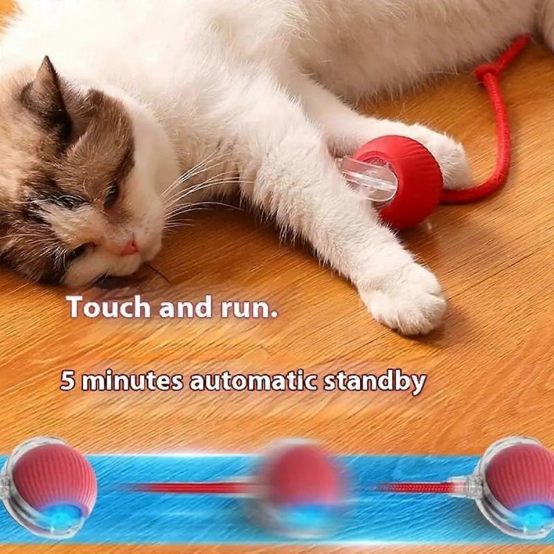 Electric Dog Ball Toy, Interactive Rolling Dog Ball, Interactive Dog Smart Ball Toy, Chewy Virus Rolling Ball, Interactive Cat Ball Toy