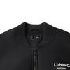Li Ning Sports Lifestyle Series Letter Baseball Воротник Молния Зимняя Повседневная Универсальная Короткая Хлопковая Куртка Мужская Куртка Черная AJMU185-1