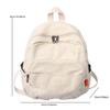 Washable Schoolbag Retro Travel Rucksack Leisure Fashion Shoulder Bag  Teenage Girl