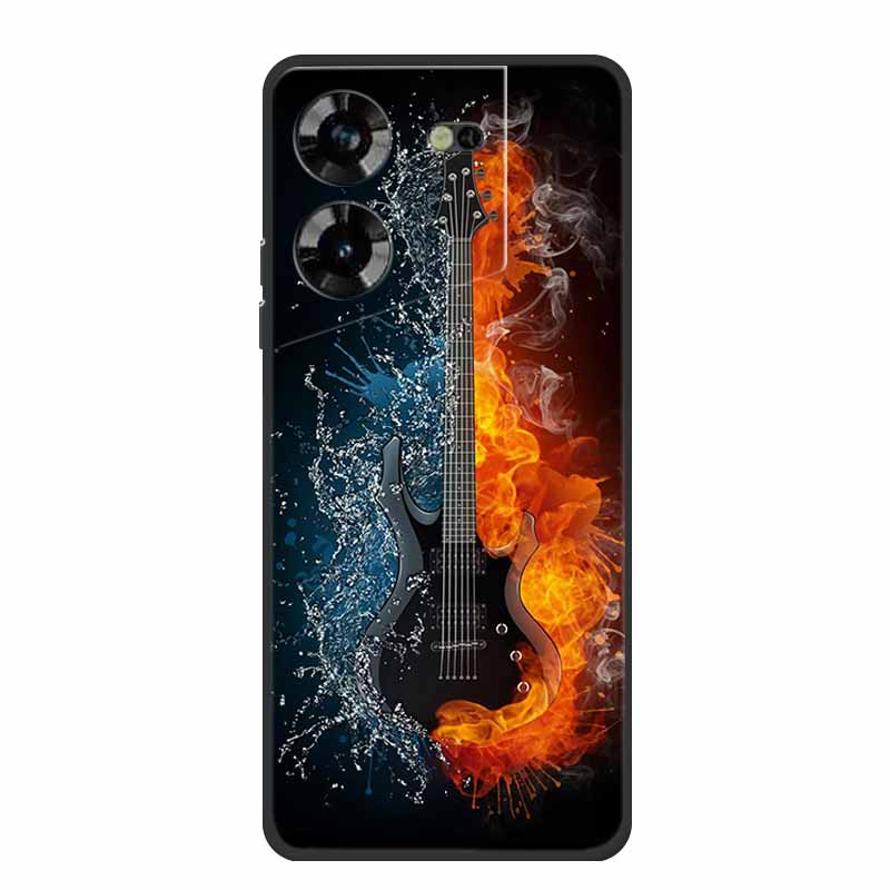 Чехол для Tecno Pova5 Модный Мягкий Силиконовый ТПУ Чехлы для Телефона Чехол для Tecno Pova 5 TecnoPova 5 2023 Мультяшный Милый Ударопрочный Capa