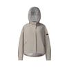 Fila Urban Explore Series Fashion Lightweight Warm Windproof Outdoor Sports Loose Hooded Woven Jacket Women Jackets A11W538703F-LK