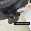 Water Proof Portable Car Trash Can Hanging Mini Vehicle Garbage Organization With Lid  Folding Automotive Garbage Storage Box