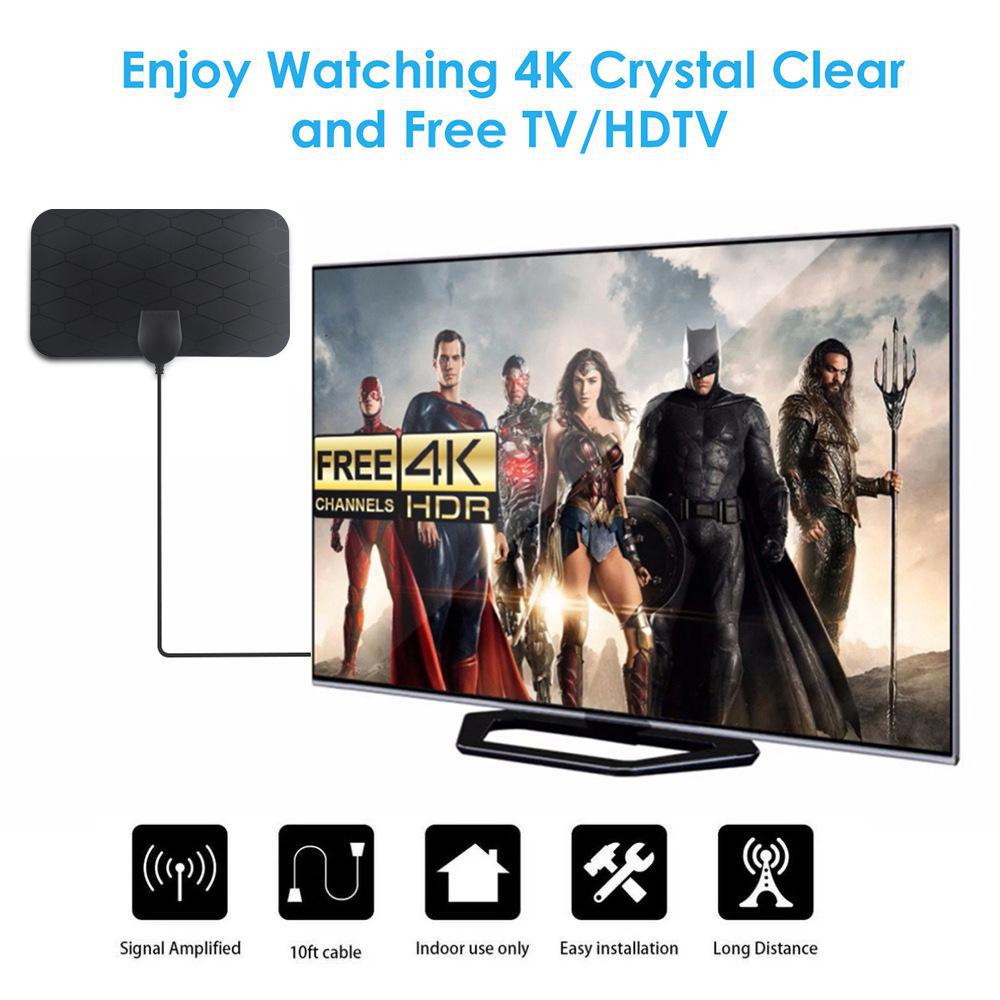 «Миниатюрная комнатная антенна HDTV-T2 для цифрового телевидения Европы и Америки, 2021 г., 70 г»