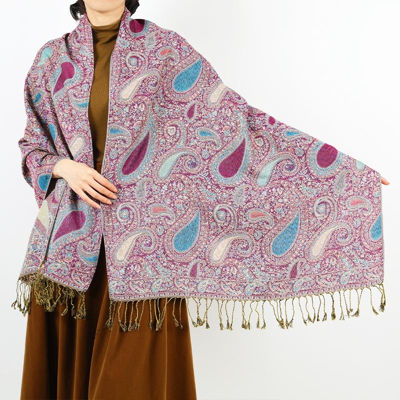 Spring and Autumn with Large Size Shawl Decoration Long Scarf Long Scarf Women's Fringed Headscarf