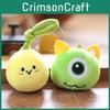 Cute Orange Plush Keychain With Big Eyes For Bag Decor And Collectors