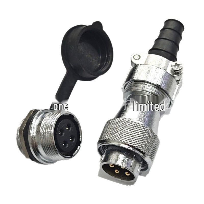 WF24 Male-Female Aviation Plug M24 Waterproof Flange Female Socket Industrial Connector TI+Z