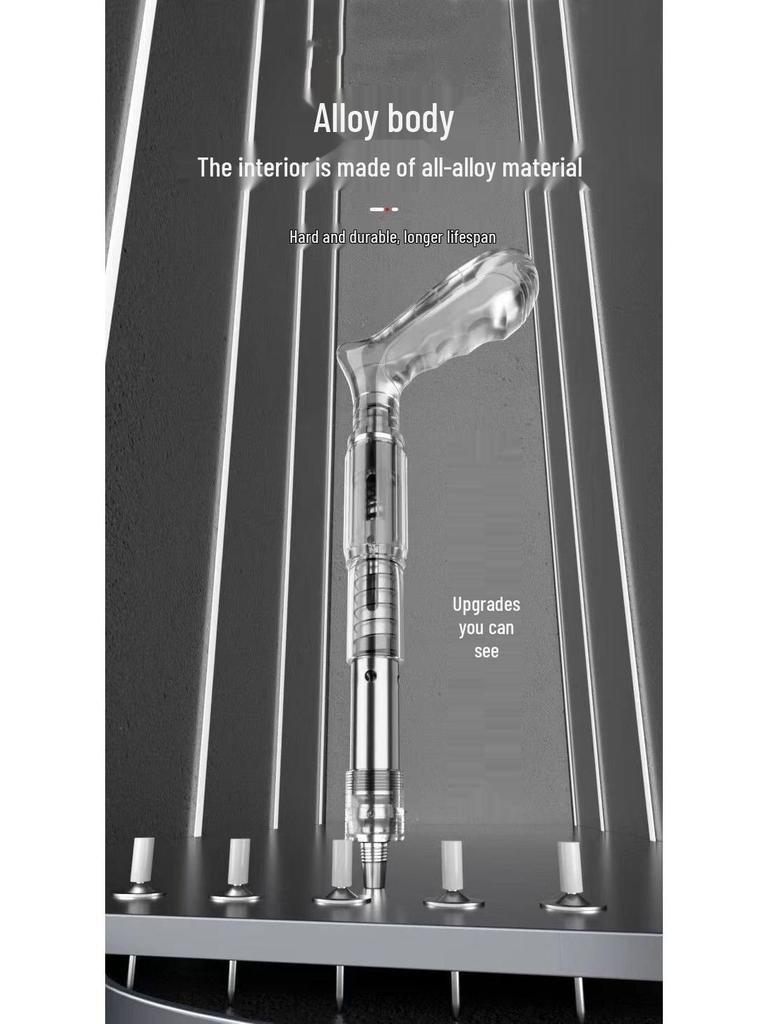 Мини пороховой гвоздезабиватель с никелированным покрытием - Устойчивый к ржавчине, Полностью стальной, Бесшумный крепеж для потолочной отделки